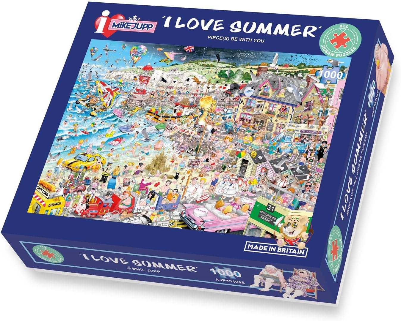 Mike Jupp Jigsaw Puzzles I Love Summer 1000 Piece Jigsaw Puzzle For