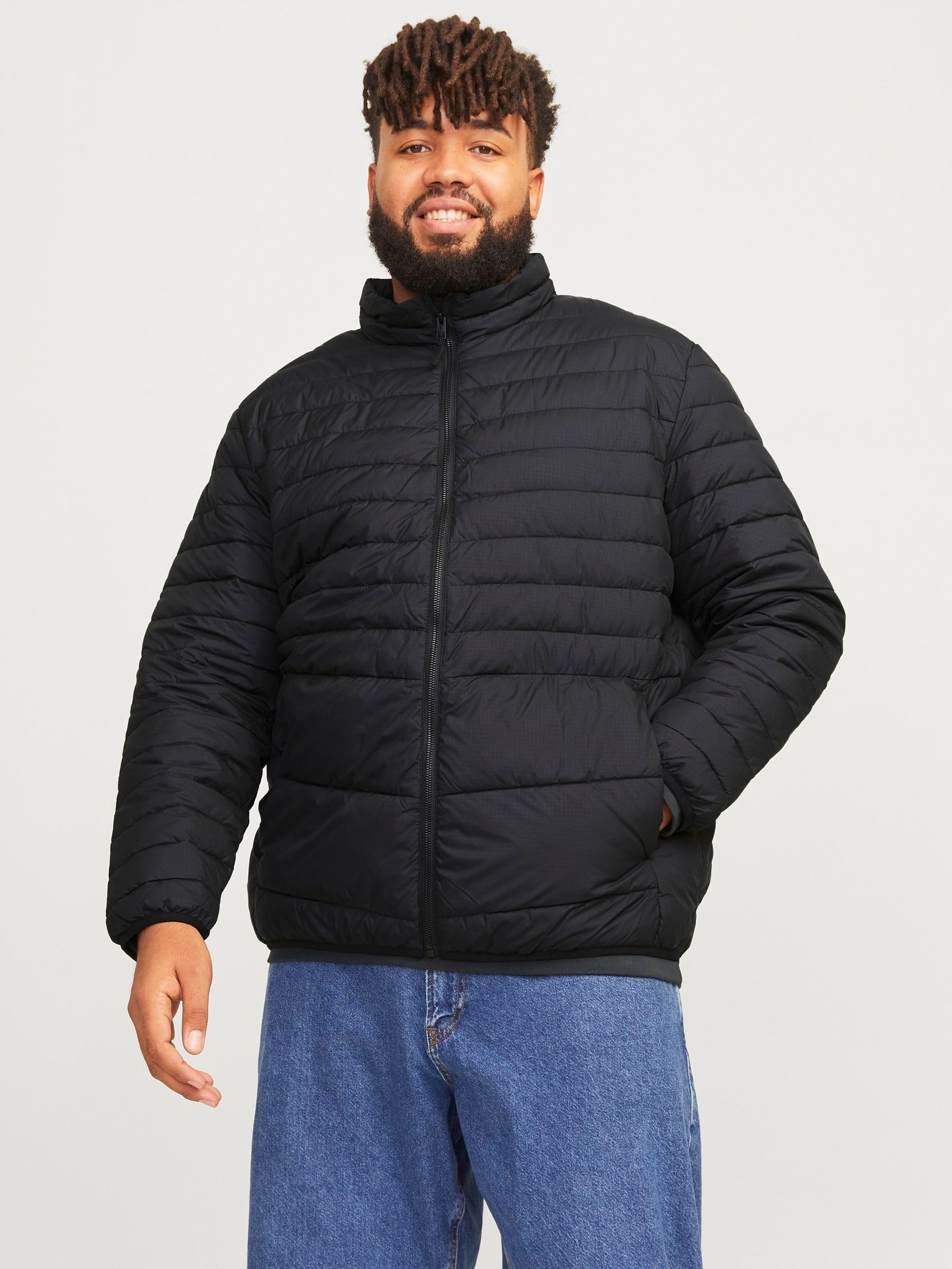JACK & JONES State Packable Puffer Collar Plus Chaqueta Hombre