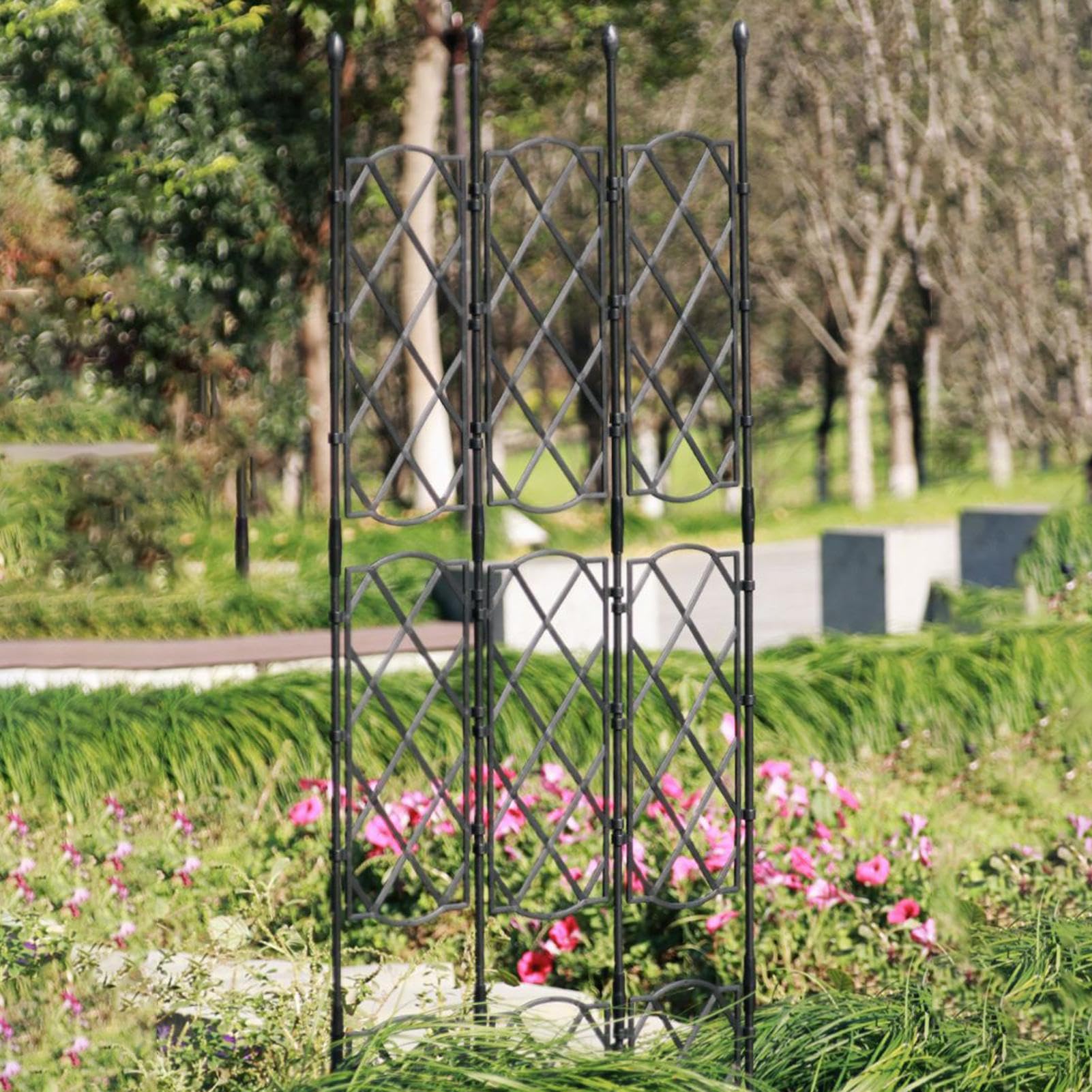 Rankhilfe für Pflanzen,Rankhilfe In Obeliskenform Für Den Gemüseanbau | Gartenspalier Für Kletternde Zimmerpflanzen Im - für Balkon Terrasse Garten Hinterhof Innenhof sowie