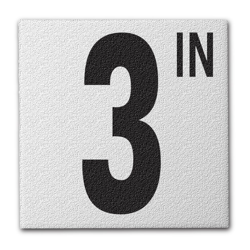 Ceramic Swimming Pool Deck Depth Marker 