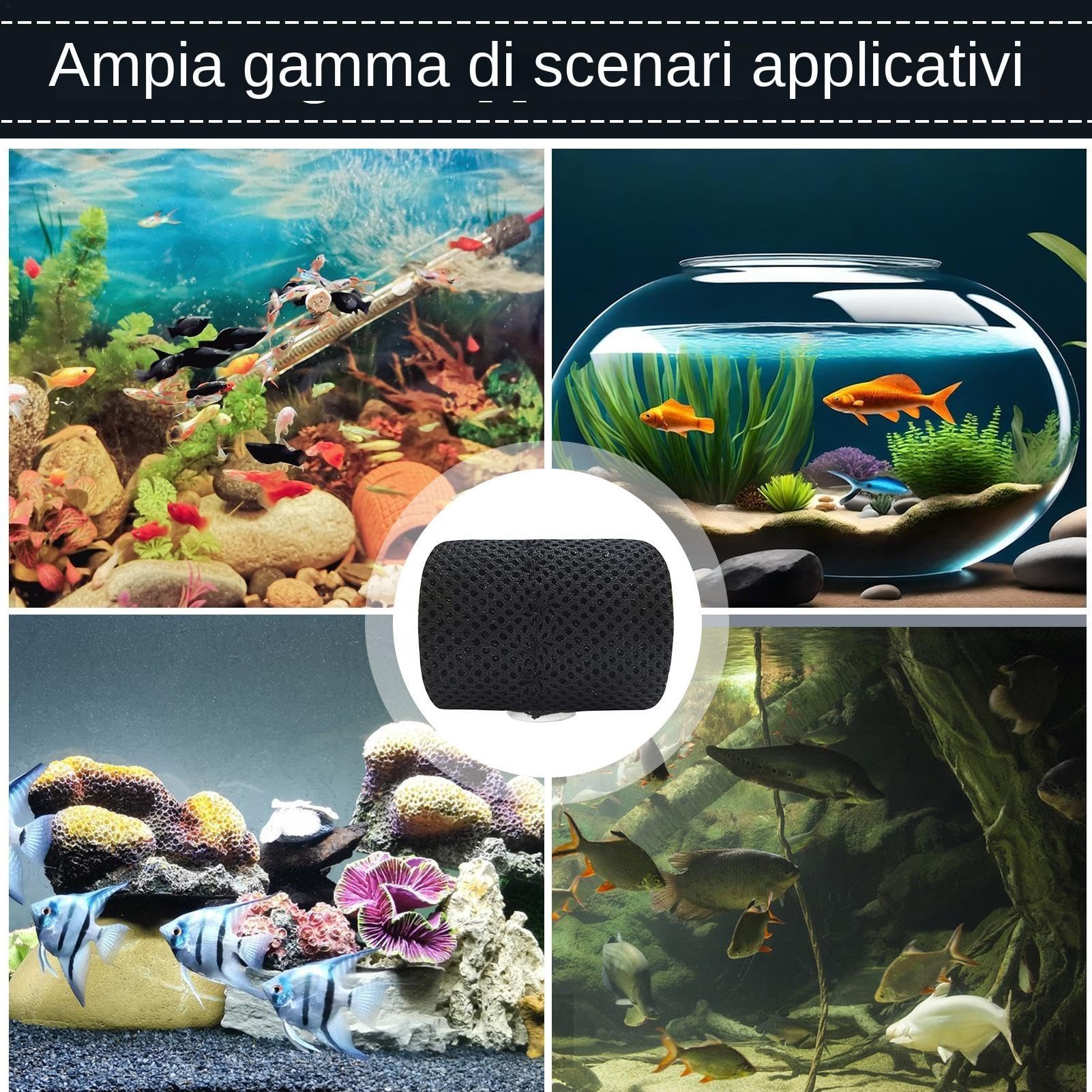 Tunnel Per Acquario Betta E Gamberetti - Rifugio Galleggiante Con Design Naturale | Per Ridurre Lo Stress Dei Pesci - Foto 9