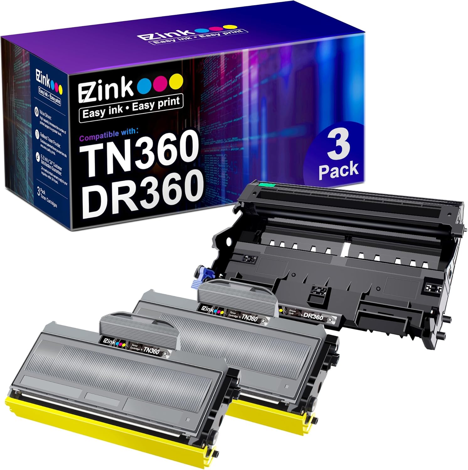 Toner Ricambio Greencycle Cartuccia Toner TN360 Compatibile Per - Foto 7