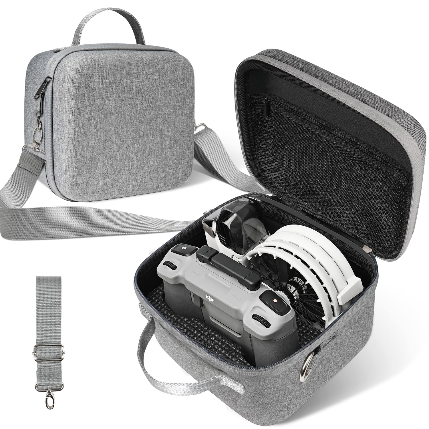 Étui de transport DJI Flip - Sac de rangement portable avec bandoulière pour DJI Flip Fly More Combo, étui avec télécommande RC 2/N3