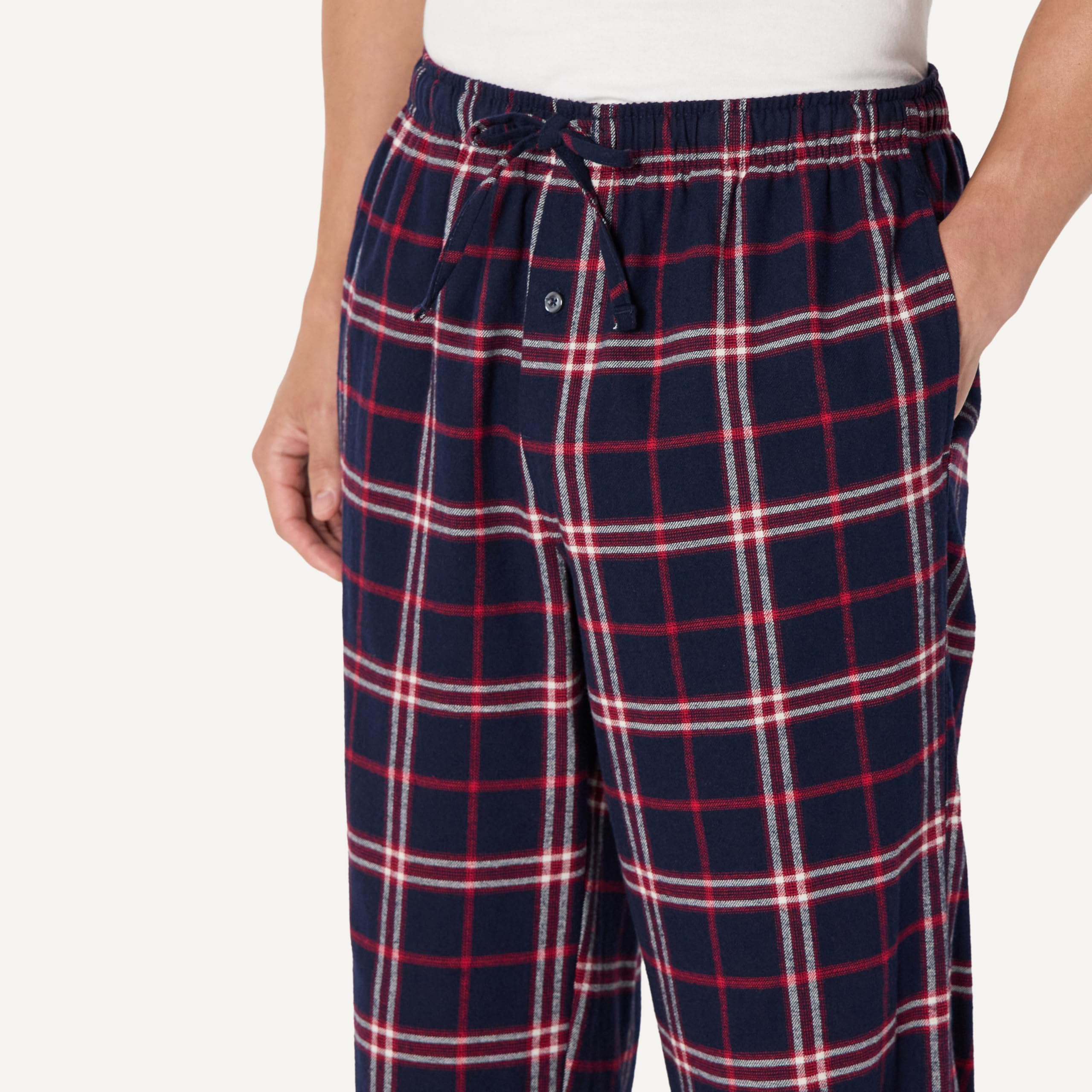 Amazon Essentials Herren Atmungsaktive Flanell-Pyjamahose (Erhältlich In Groß Und Schwer)