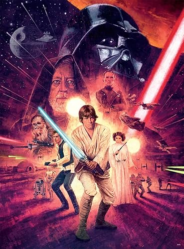 Buffalo Games - Star Wars - Despertar de un Jedi - Rompecabezas de 1000 piezas para adultos desafiante rompecabezas perfecto para noches de juego -