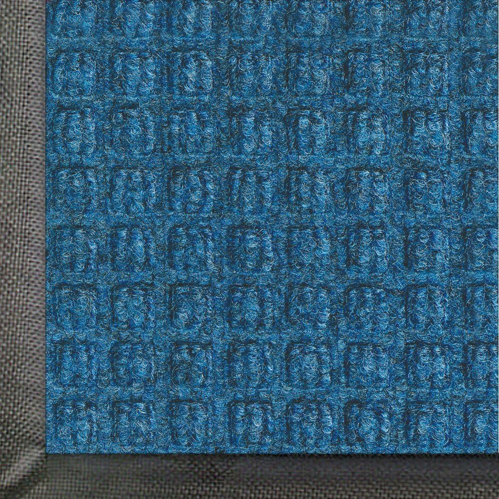 M+A Matting WaterHog Commercial-Grade Entrance Mat, Indoor/Outdoor Floor Mat 5' Length x 3' Width, Medium Blue by M+A Matting