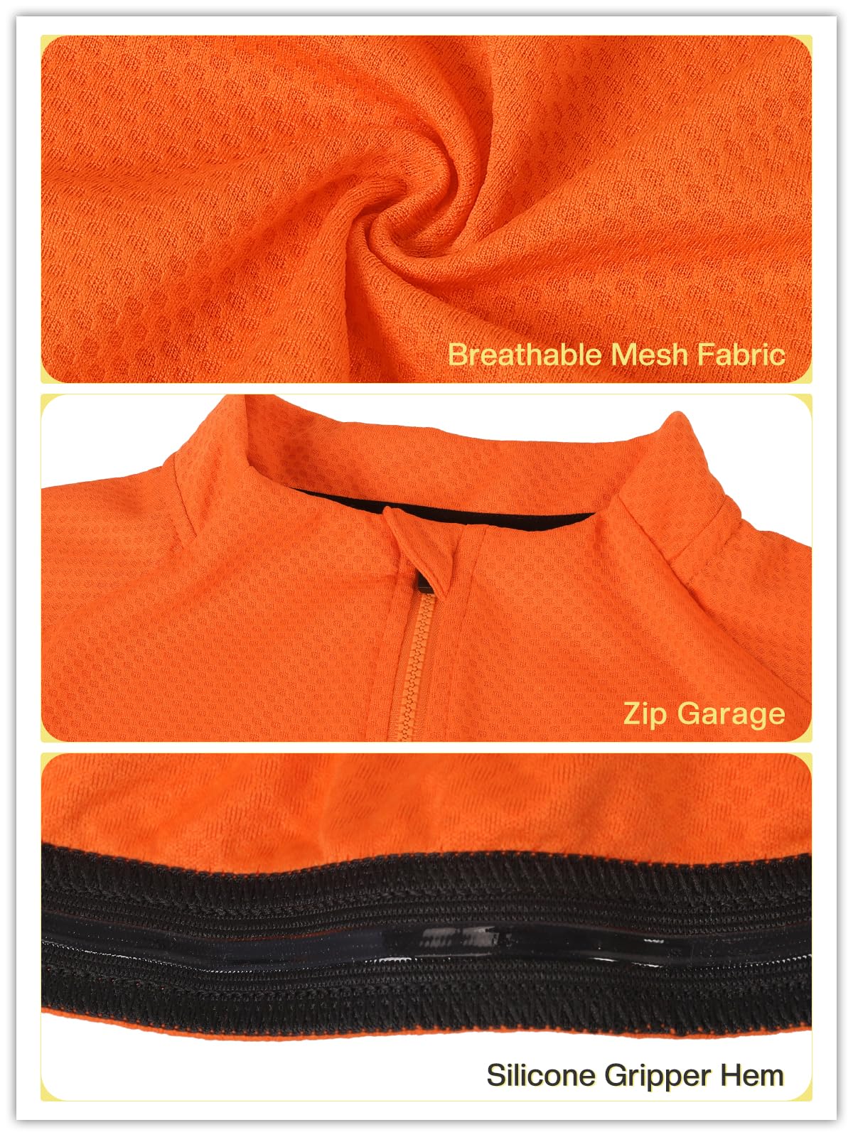 BERGRISAR Herren Fahrradtrikot Radtrikot Langarm für Frühling Herbst Rennrad MTB Mountainbike Trikots