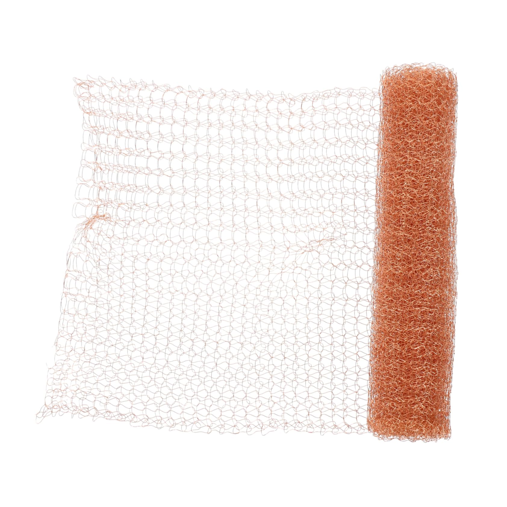 HOMOCONO 1 Roll Pure Copper Distillation Mesh Funnel Copper Mesh Screen Mesh Garden Netting Copper Barrier Distilling Copper Mesh Screen Distilling Mesh Screen Material Golden