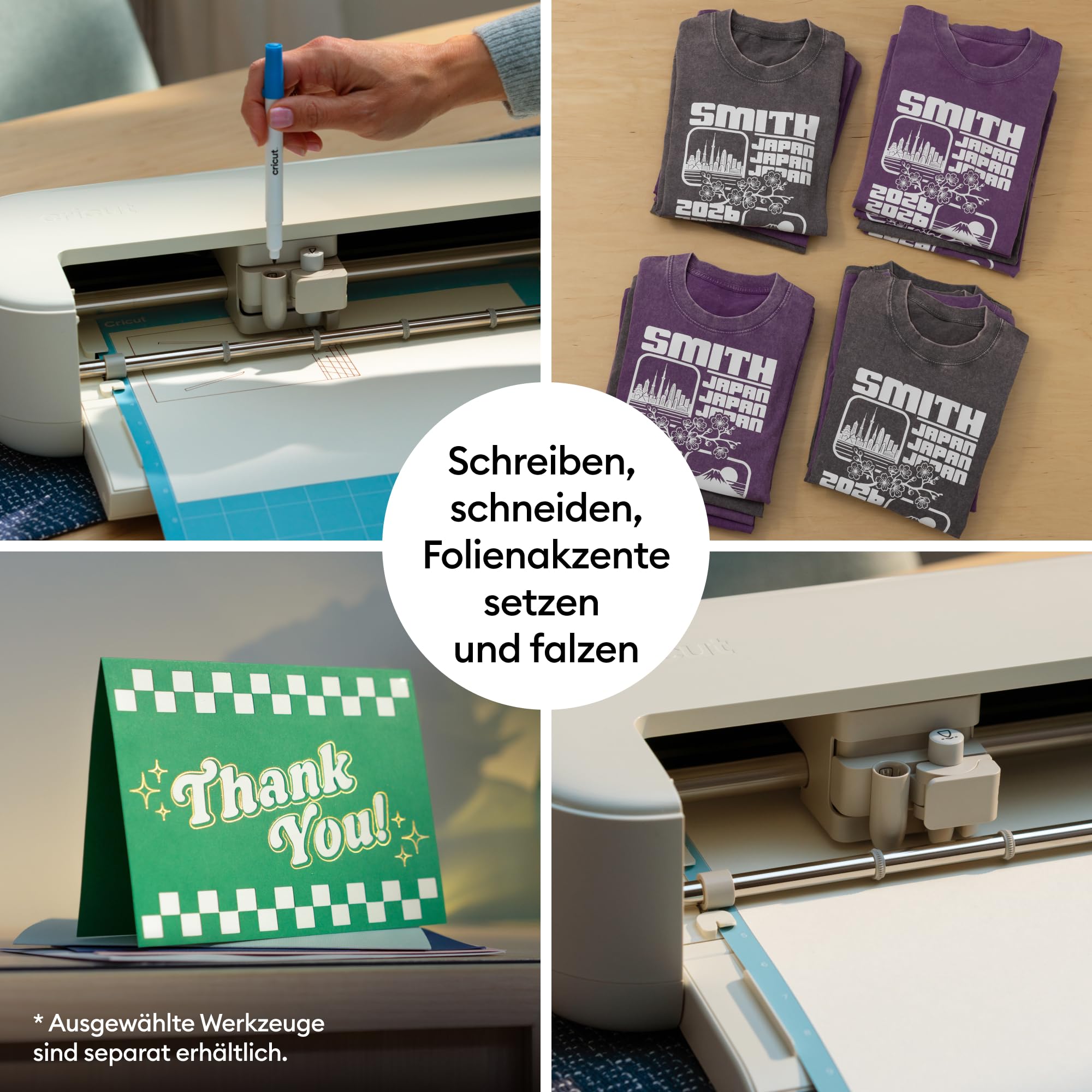 Cricut Explore® 5 Ultimate Bundle + Digitale Inhalte, Intelligente Schneidemaschine mit Heißpresse für DIY-Bastelprojekte, Vinyl-Aufkleber, T-Shirts, vollfarbige Sticker & Karten