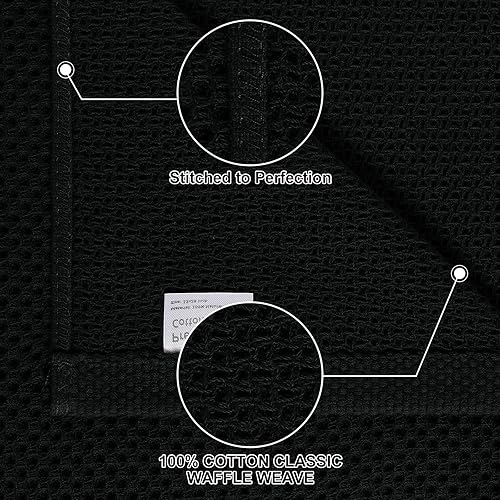 Miniatura 2 de Homaxy Juego de 8 paños de cocina y paños de cocina 100% algodón, 12 x 12 pulgadas y 13 x 28 pulgadas, juego de 8 paños de cocina a granel, ultra