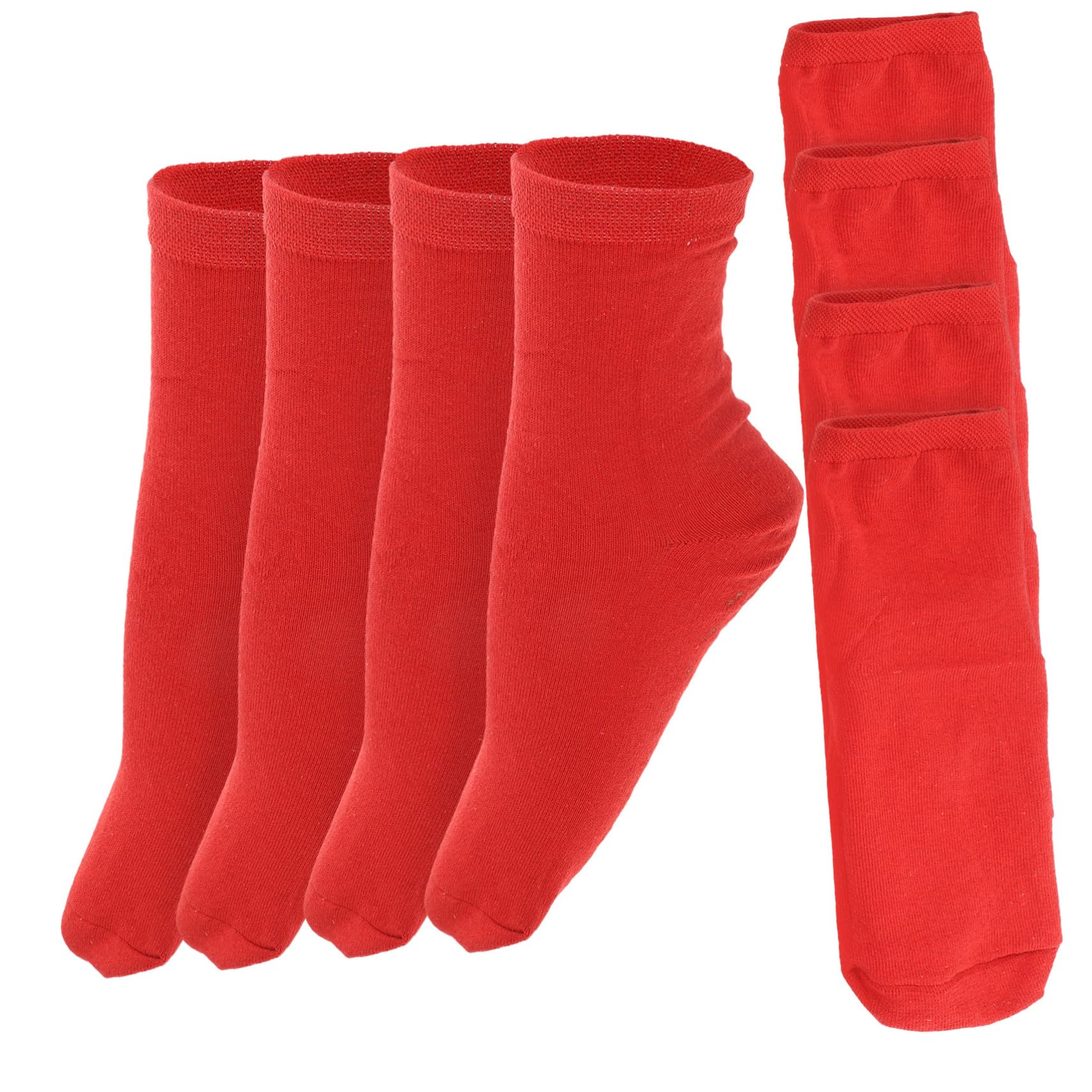 GOOHOCHY Relaxation Foot Socks 4 Pairs of Washable Socks for Cold Weather Foot Massage Blood Flow Regulati