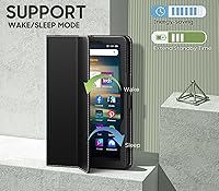 Vista 5 de MoKo - Funda compatible con la tablet Kindle Fire HD 8 y 8 Plus (10ª generación, versión de 2020), funda de soporte plegable y diseño delgado