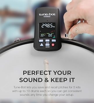 Overtone Labs Tune Bot Studio Drum Tuner, Black