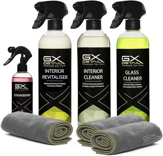 GxDetail Kit Limpieza Coche Profesional con Accesorios - Pack Completo