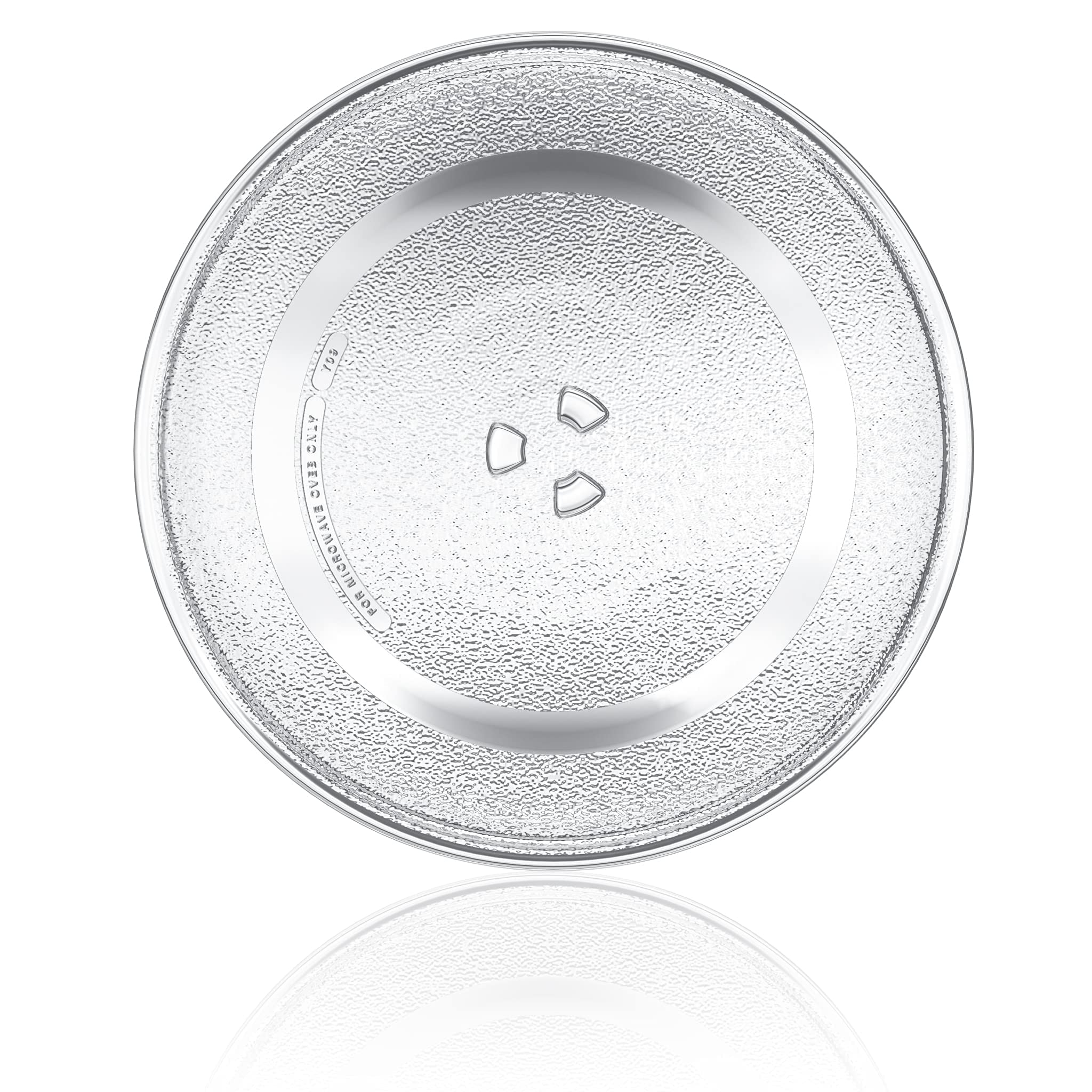 9.6" Microwave Plate Replacement for LG, GE, Magic Chef, Hotpoint, Panasonic, Kenmore and Small Micrwave Glass Turntable Plate- 9.6" / 24.5cm Microwave Tray Replacement Glass Plate
