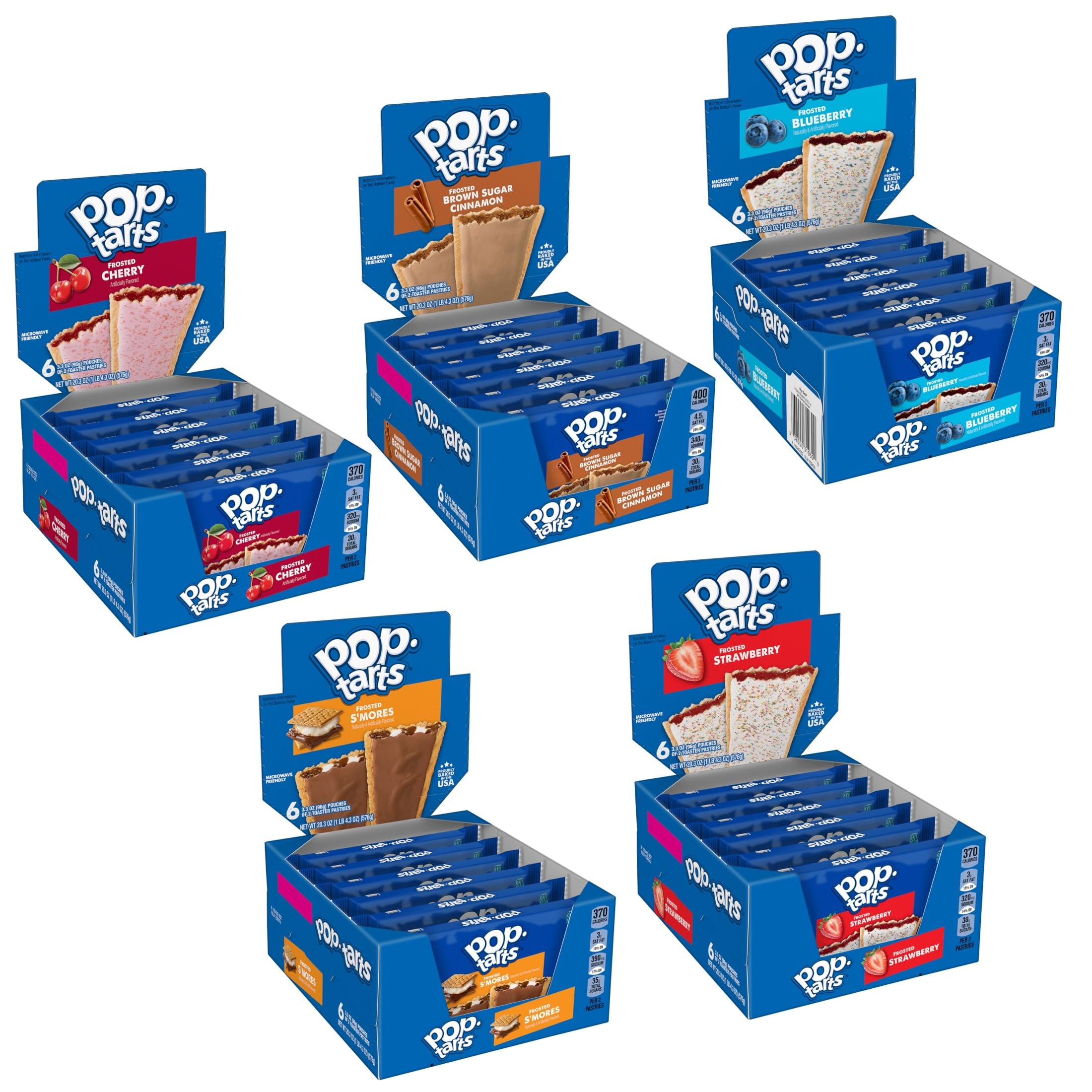 Toaster Pastries, Breakfast Foods, Kids Snacks, Variety Pack (144 )