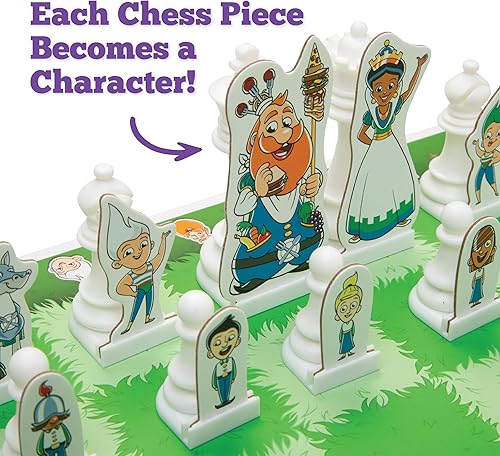 Miniatura 5 de Story Time Chess - Chess Sets for Kids, Kids Chess Set, Chess Game Toddlers, Learning Games for Kids, Chess Sets for Boys & Girls
