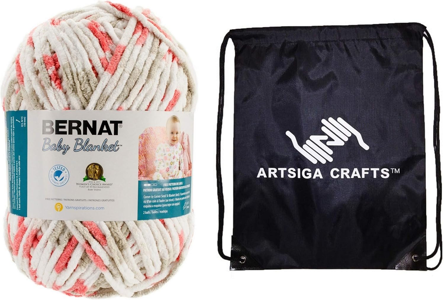 Bernat Baby Blanket Big Ball Flowerpot 1611044329 (1Skein