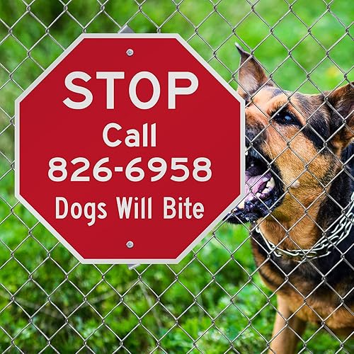 Miniatura 5 de SmartSign "Plantilla de letrero rojo octágono personalizable"  Aluminio de 18 x 18 pulgadas