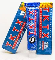Pomada Tatuagem e estética TK-TX NUMBING AZUL 99% 10G