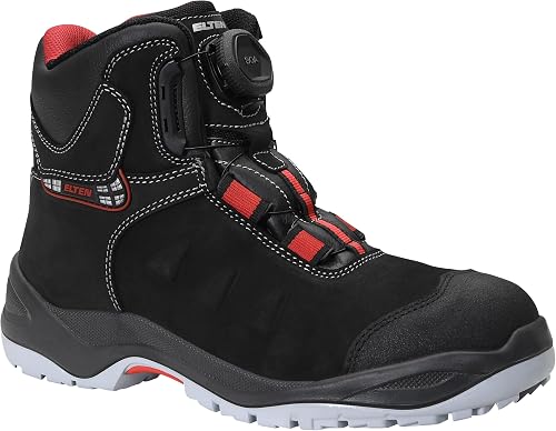 ELTEN Zapatos de seguridad TILL BOA Mid ESD S3, mujeres y hombres, cuero, punter