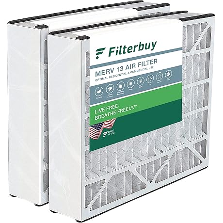 Filterbuy 20x25x5 Premium Air Filter