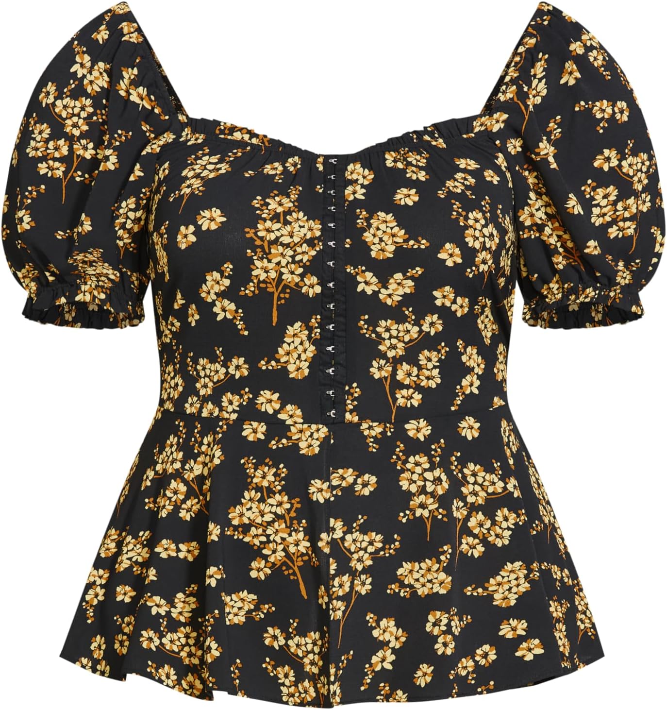 City Chic Womens Plus Size Top Quirky PRT - Image 5