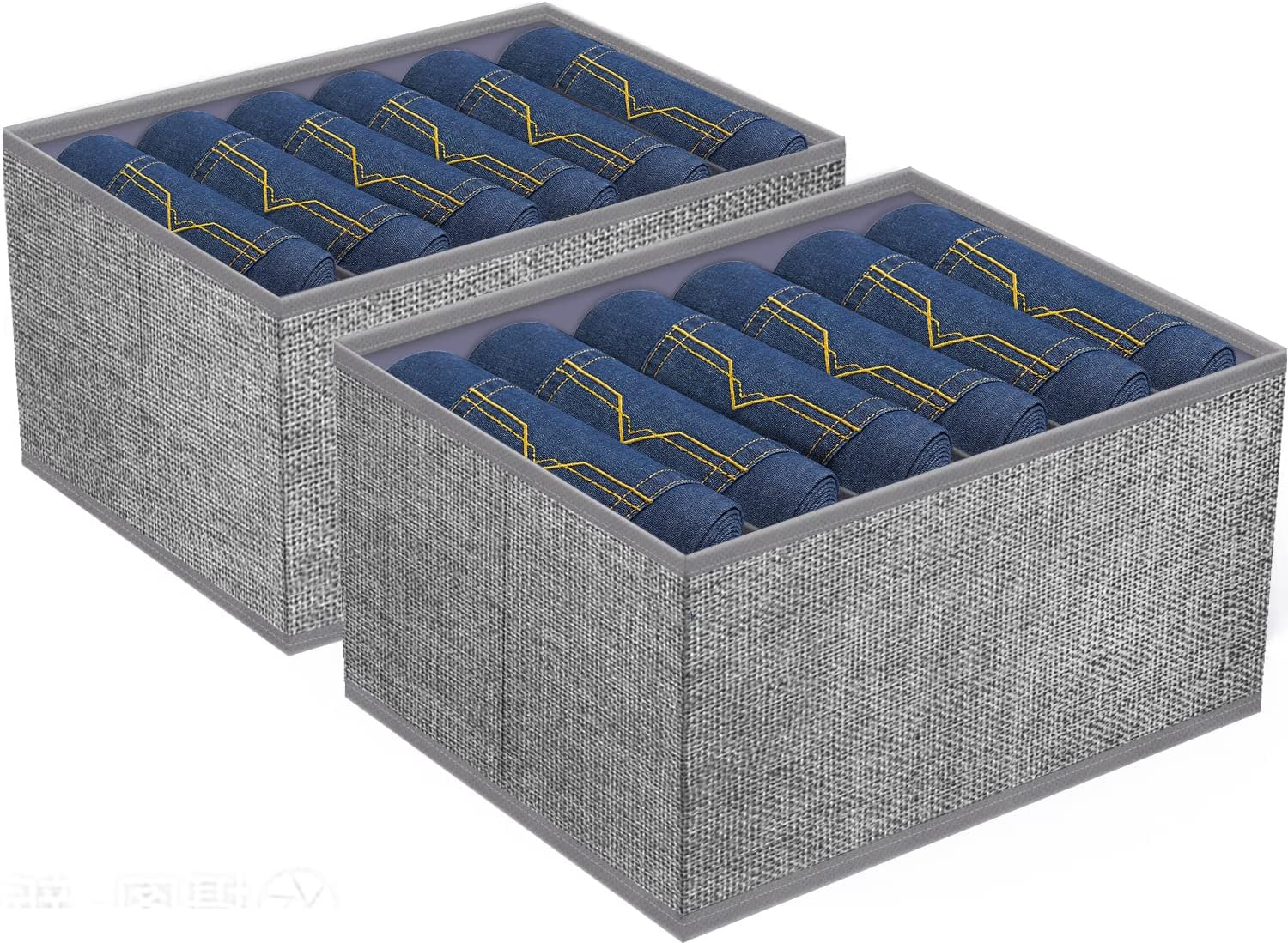 Buy WANGIRL Jeans Compartment Collapsible Wardrobe Storage Organiser