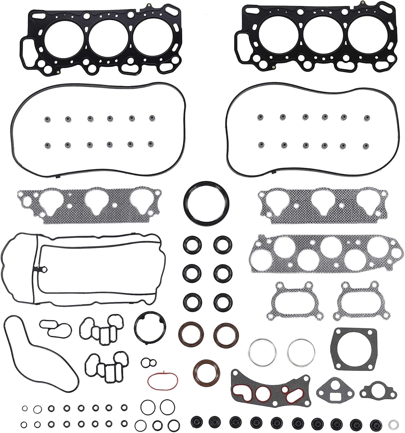 DNJ HGS287 MLS Cylinder Head Gasket Set for 2005-2007 Honda Accord 3.0L V6 24V SOHC 2997cc