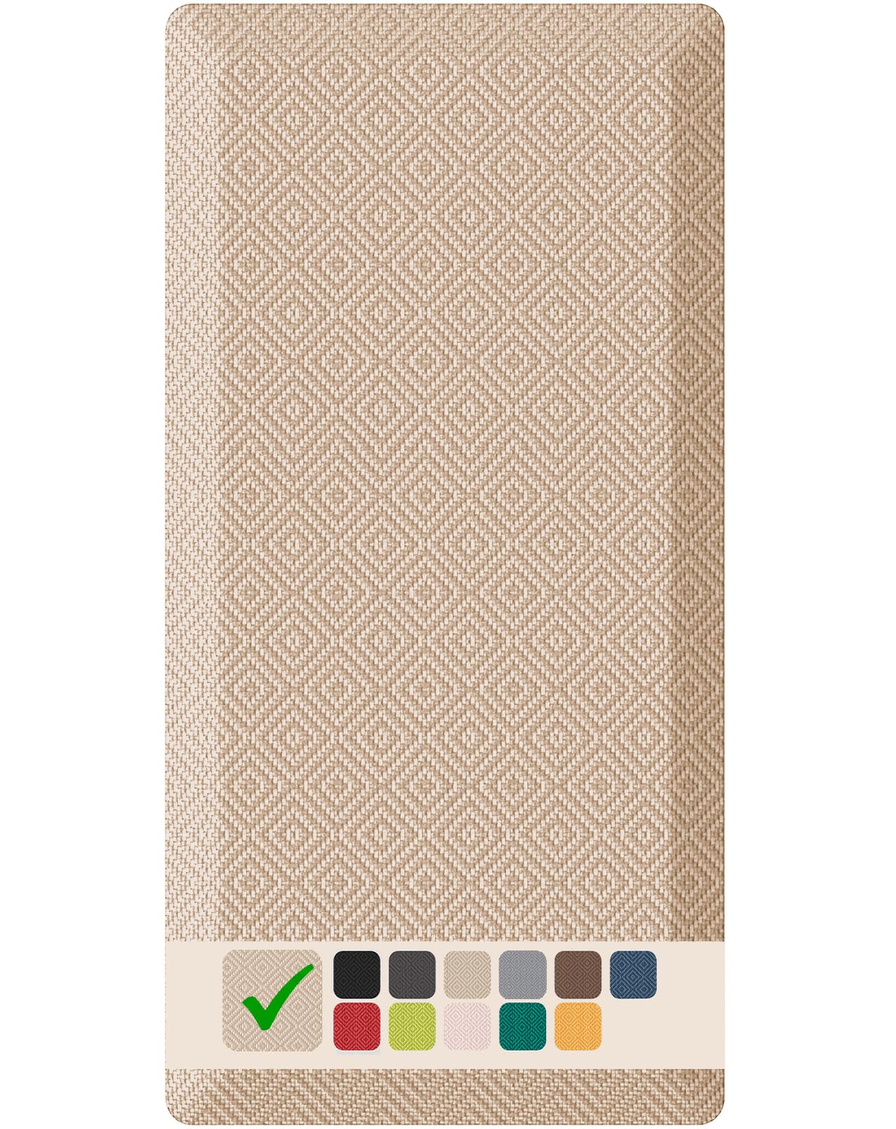 Ophanie Kitchen Mats for Floor,3/4 inch Thick,24x70 Anti Fatigue Cushioned Mat,Kitchen Rugs,Waterproof,Comfort Ergonomic Standing Mat for Office,Home,Sink with 99+ Pairs of Anti-Slip Bottom Ridges