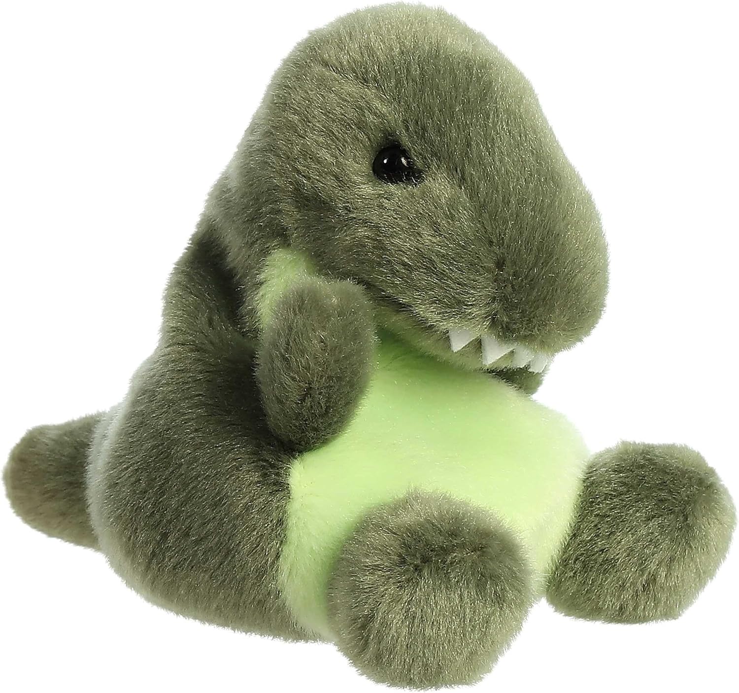 Aurora® Adorable Palm Pals™ Tyranno Rex™ Stuffed Animal - Fun Collectible Plush for Kids and Adult Collectors - Perfect for Decorating Rooms and Birthday Gifts - Green 3.5 Inches