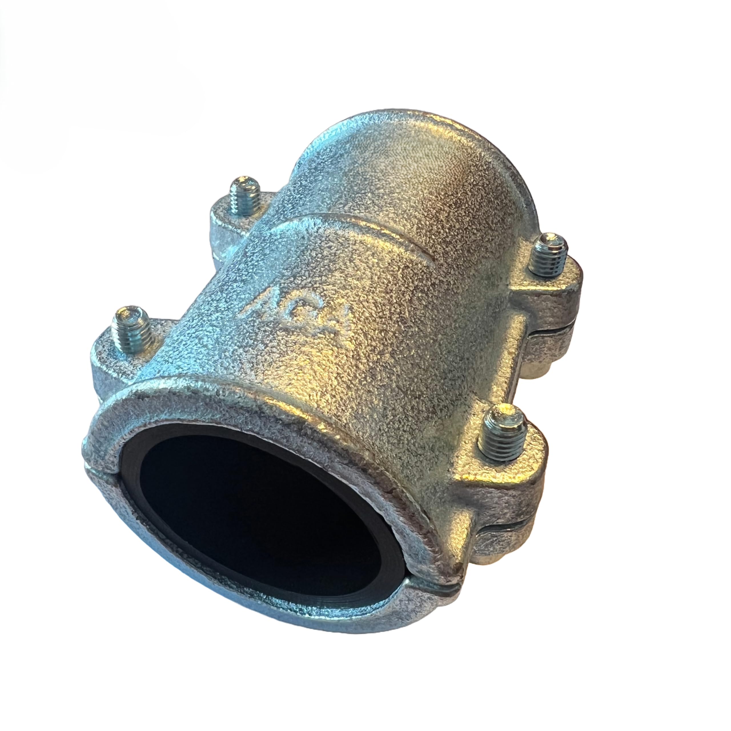 Dichtschelle Rohrreparaturschelle 3/4” DN20 26,5 – 27,3 mm Temperguss Reparaturklemme für Kunststoff- und Metallrohre Klemmverbinder IG mit EPDM Gummidichtung