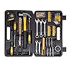 CARTMAN 148 Piece Tool Set General Hand Tool Kit with Plastic Toolbox Storage Case, Automotive Set Yellow