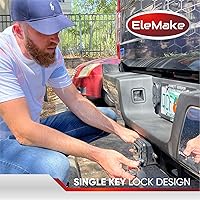 Vista 5 de Elemake MINGSUO - Cerradura de enganche para remolque de 5/8 pulgadas 1/2