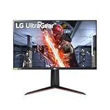 27GN650-B Ultragear Monitor 27” FHD &lpar;1920 x 1080&rpar; IPS Display&comma; 144Hz Refresh Rate&comma; NVIDIA G-SYNC&comma; AMD FreeSync Premium&comma; Tilt&sol;Height&sol;Pivot Adjustable Stand - black