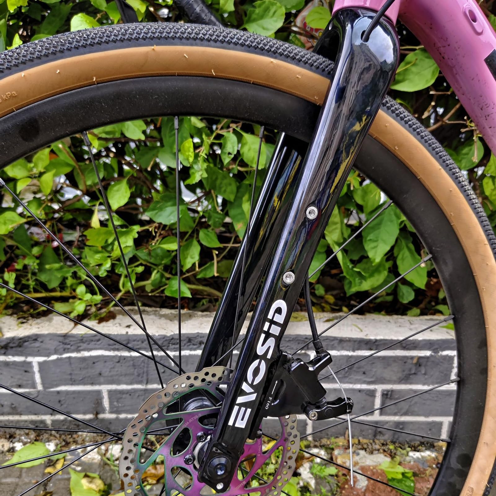 Gravel-Gabel 700C Vollcarbon-Rennrad-Starrgabel QR 9mm/100 * 12mm Steckachse Superleichte Scheibenbremse vorne Hart