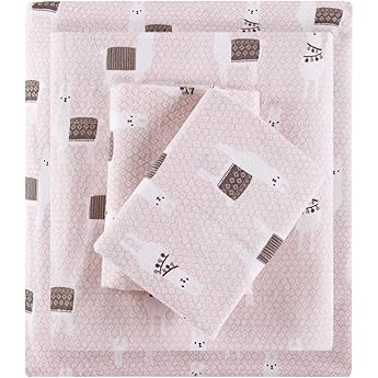 Tribeca Living 100% Cotton Flannel Sheet Set - 200 GSM, Deep Pocket, Ultra Soft & Cozy, Twin XL, Multicolored