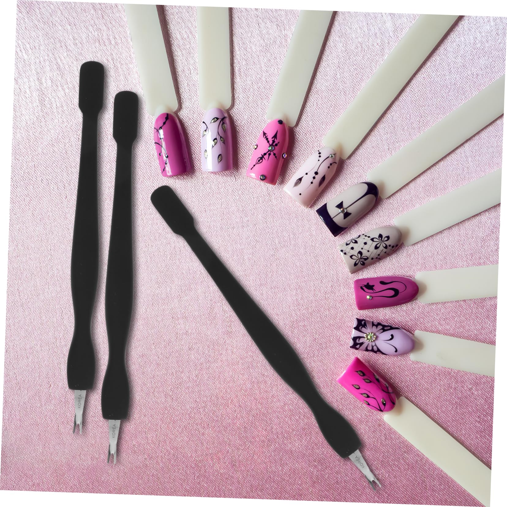 AUTSUPPL Professional Nail Tool Accessory 6pcs Set Cuticle Exfoliator Tool for Personal Care