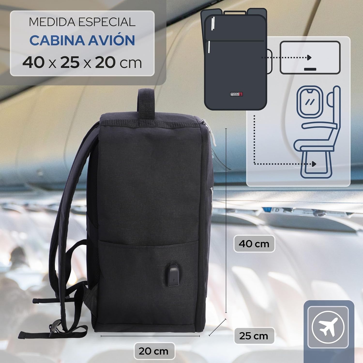 Bolsa de Viaje para Hombre marrón con Print de Logo Acacio de Coronel Bolsa de Viaje para Hombre marrón con Print de Logo Acacio de Coronel