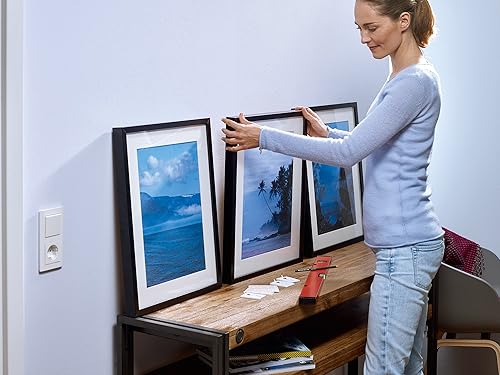 Miniatura 7 de Tesa 777770000100Gancho calcomanía ajustable para paredes pintadas y yeso (4.4pound)