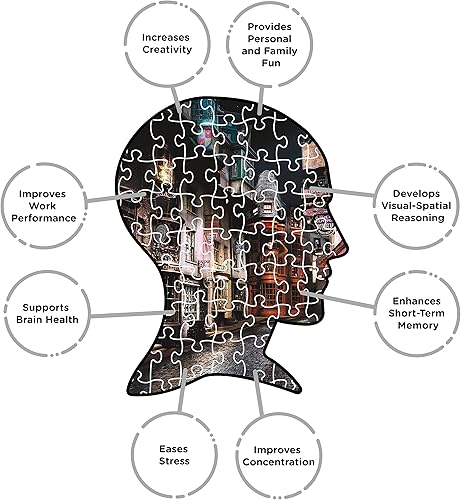 Miniatura 5 de AQUARIUS Rompecabezas de Harry Potter Diagon Alley (rompecabezas de 1000 piezas), mercancía y coleccionables con licencia oficial de Harry Potter,