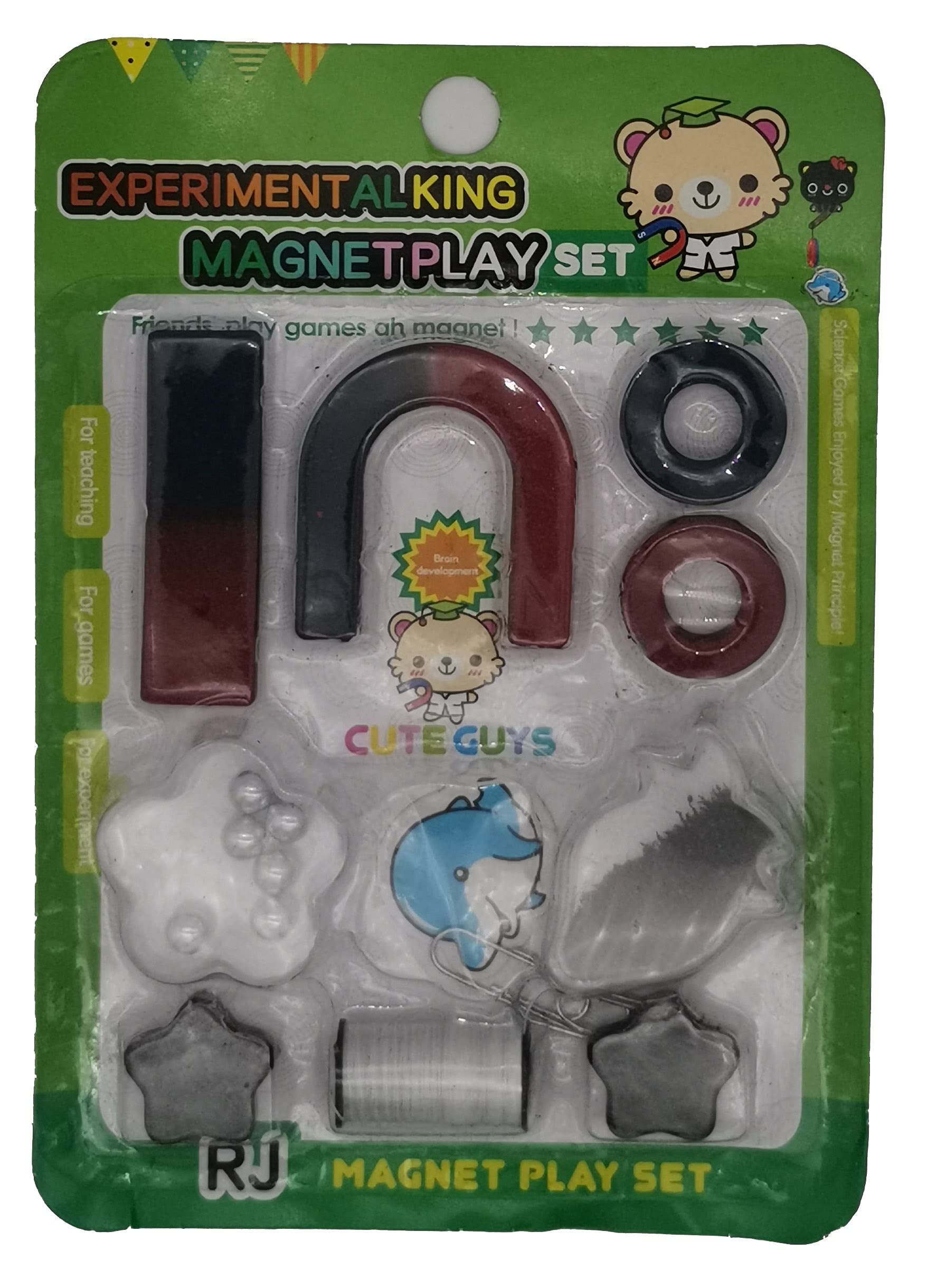 KASBA Magnet Kit Experimental King Magnetic Play Set for Kids- Pack of 1 Multi Color