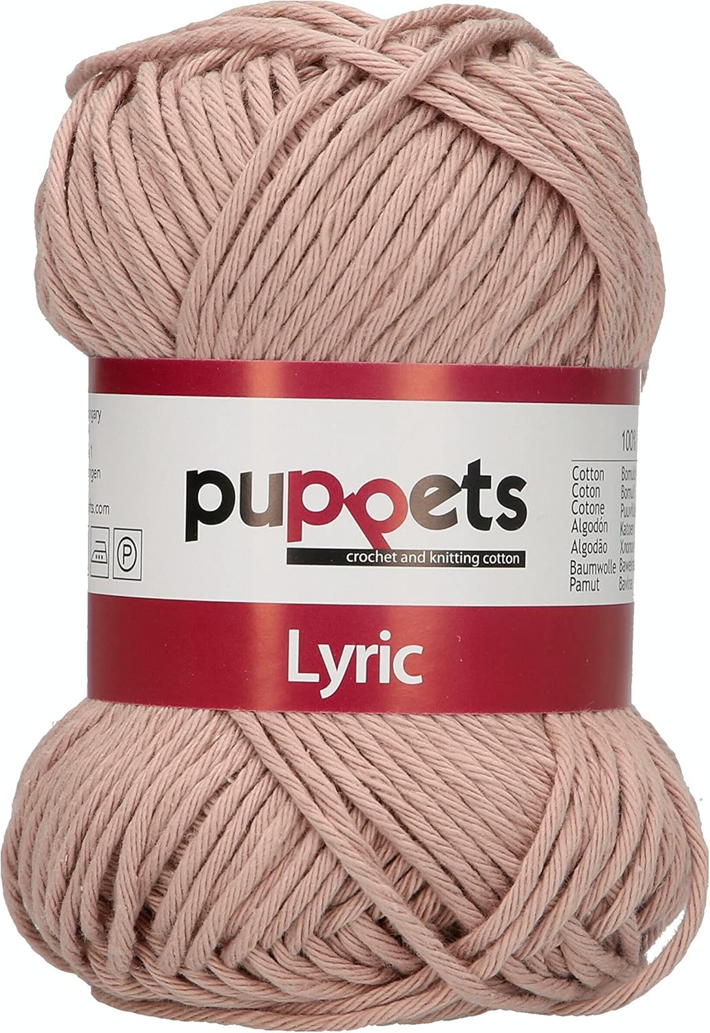 Puppets 4572008-00257 Cotton Crochet Yarn Brown
