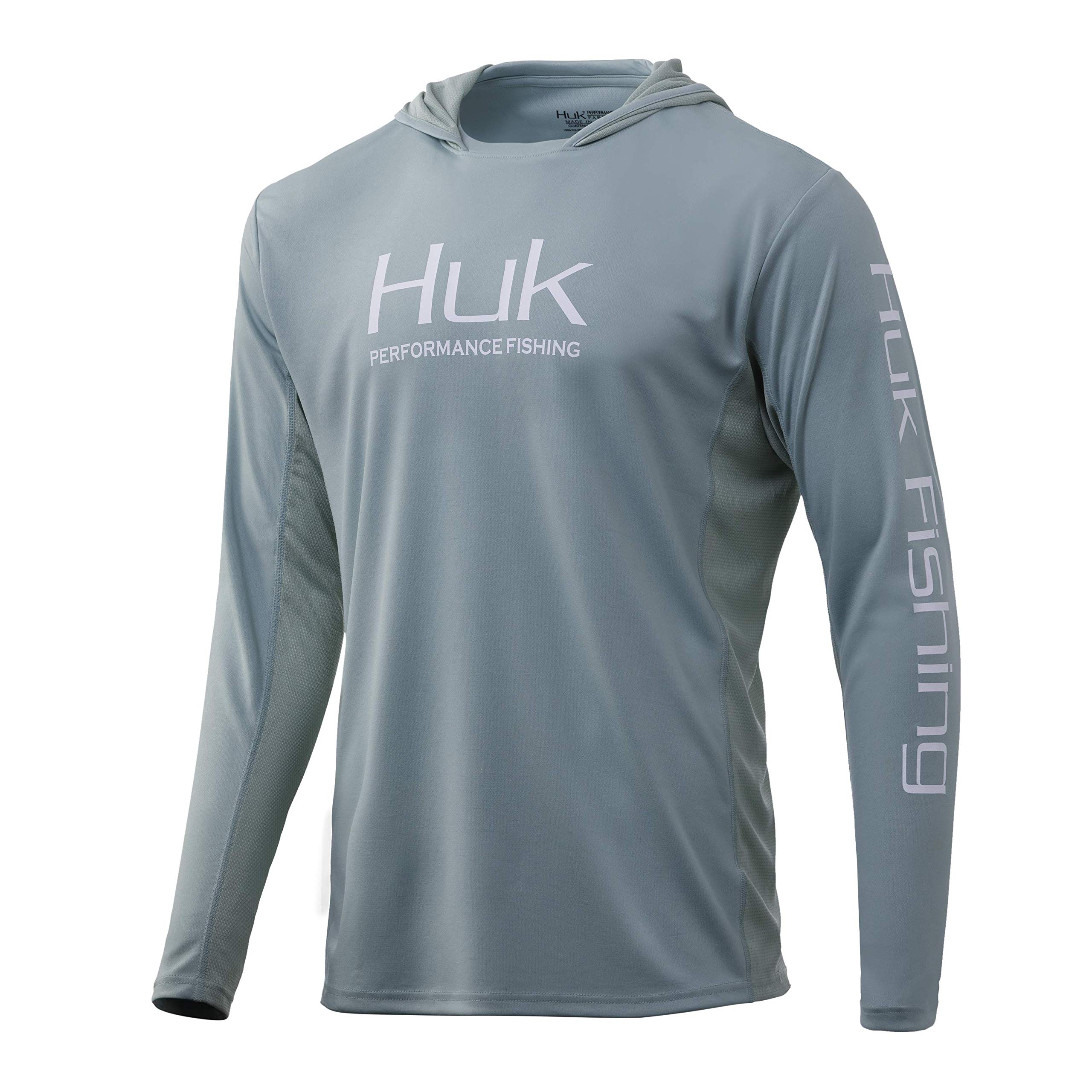 Huk Men's Icon X Hoodie | Long-Sleeve Performance Shirt with UPF 30+ Sun Protection