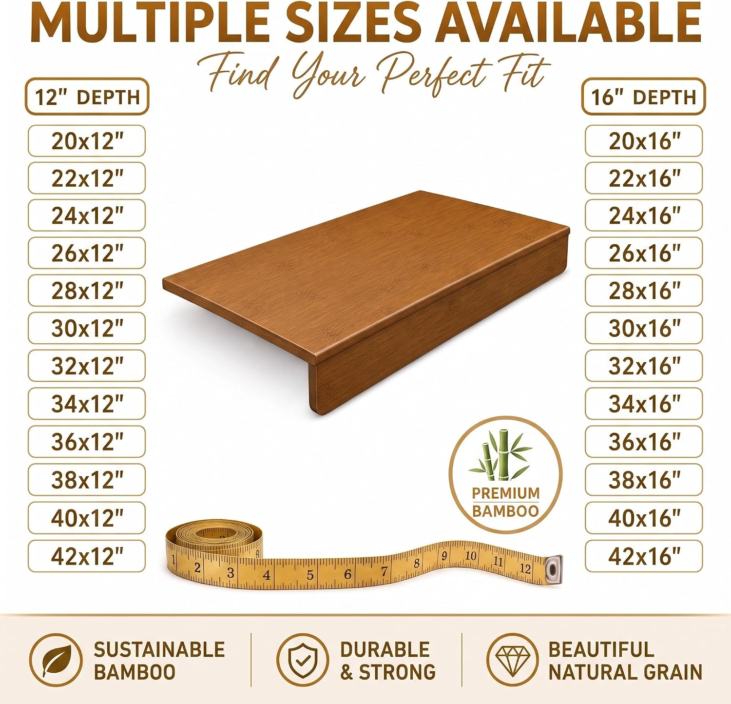 Wire Rack Covers for Shelves 5Pcs, Bamboo Wire Shelf Covers, Advanced 3-Layer Cross-Laminated Wood Shelf Covers for Wire Shelving, Tool-Free Snap-On, for Pantry Closet Kitchen (28" W x 16" D) image 3