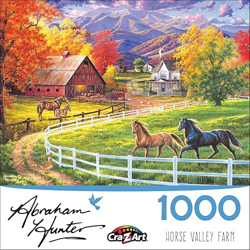 Miniatura 5 de Cra-Z-Art - RoseArt - Abraham Hunter 1000PC - Granja Horse Valley