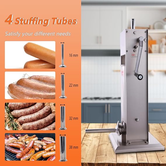 Hakka 7Lb/3L Sausage Stuffers and 15lb/7.5L Manual Meat Mixer