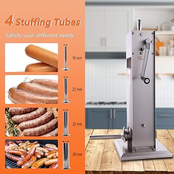 Hakka 7Lb/3L Sausage Stuffers and 15lb/7.5L Manual Meat Mixer