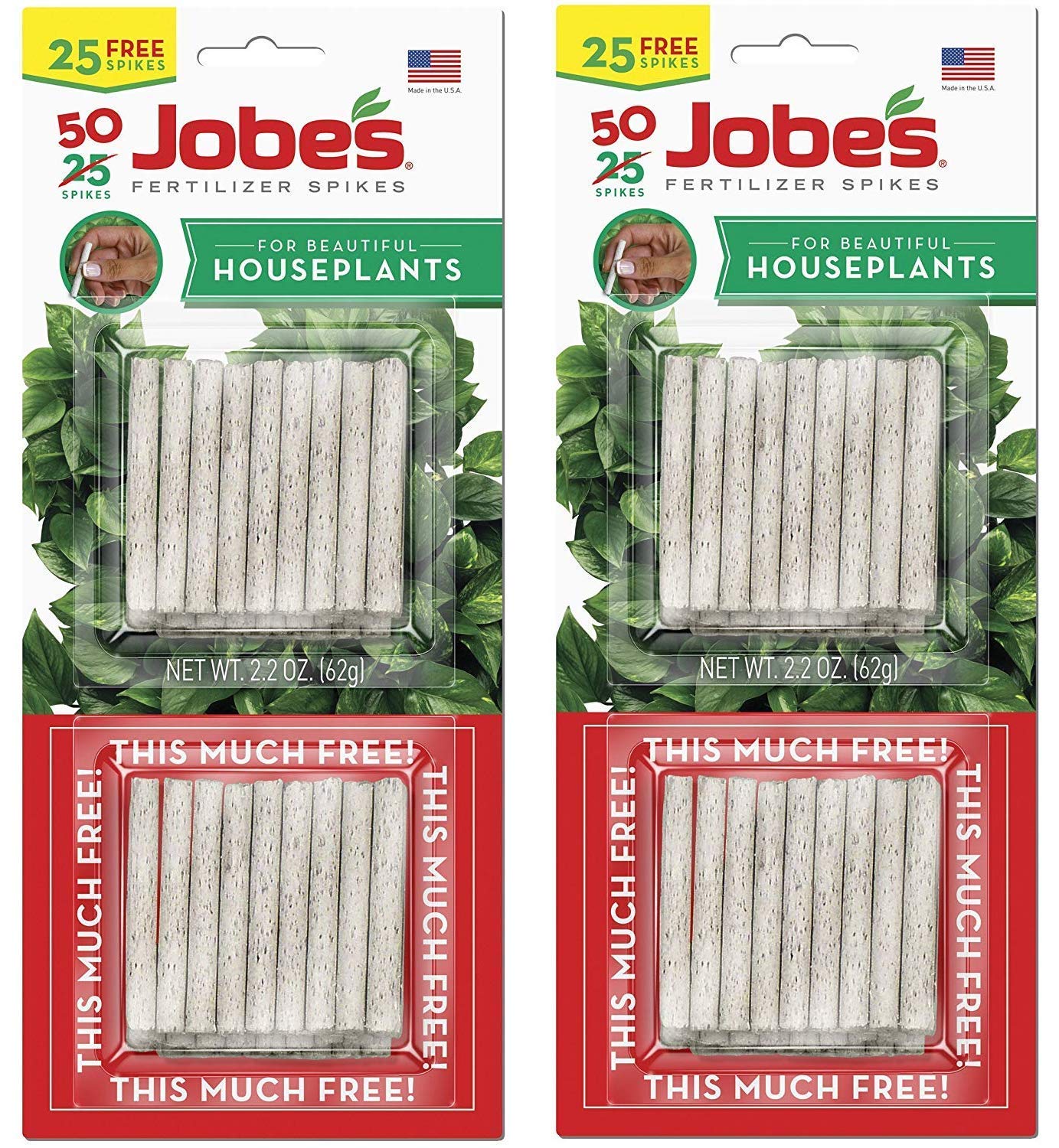 Jobe's 5001T Fertilizante para Plantas de Interior, 50 Unidades