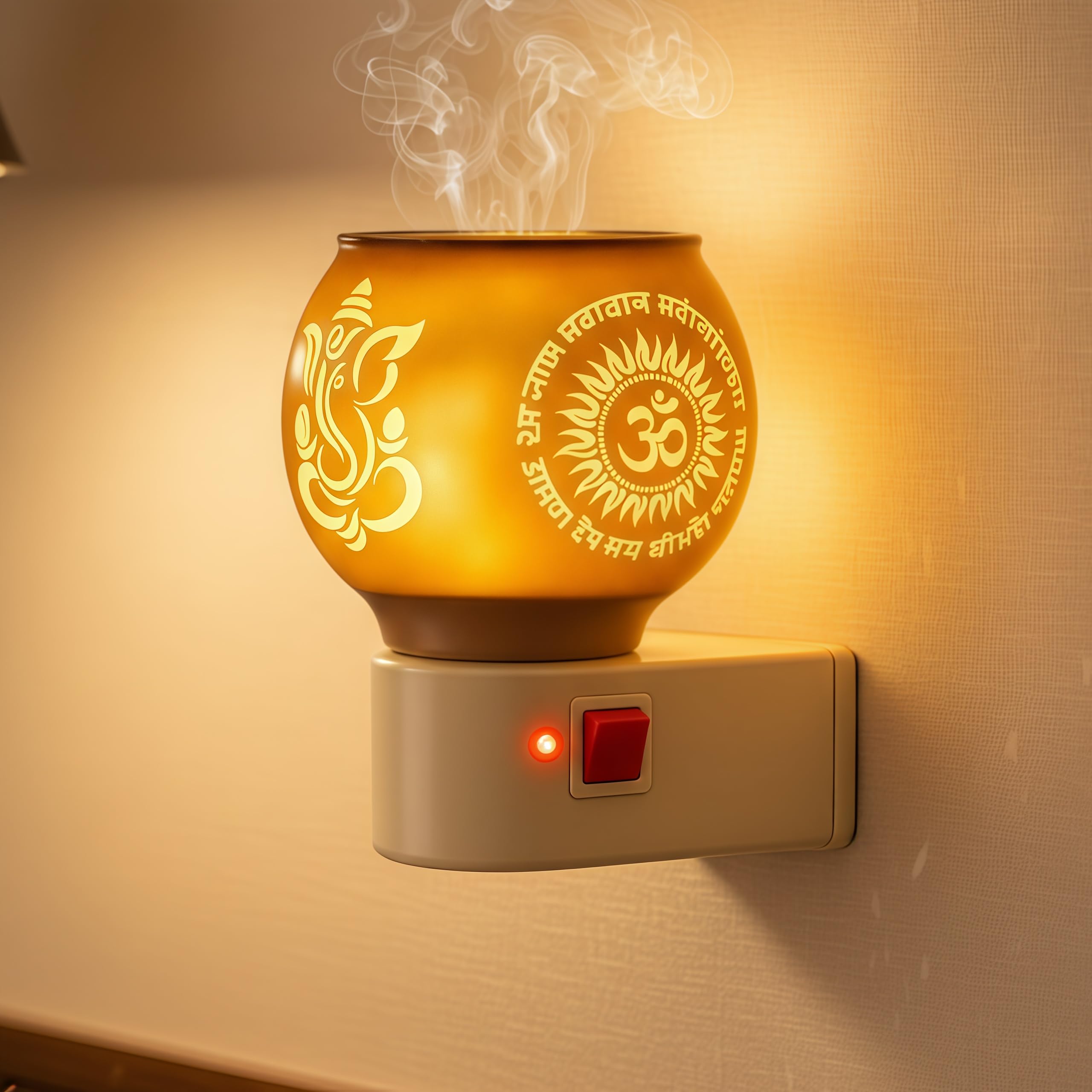 ORZINPRO Electric Kapoor Dani with Auto Cut Off, Camphor Diffuser